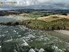 Anse de Kervigen vue du ciel, Finistère