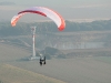 vue aérienne en paramoteur