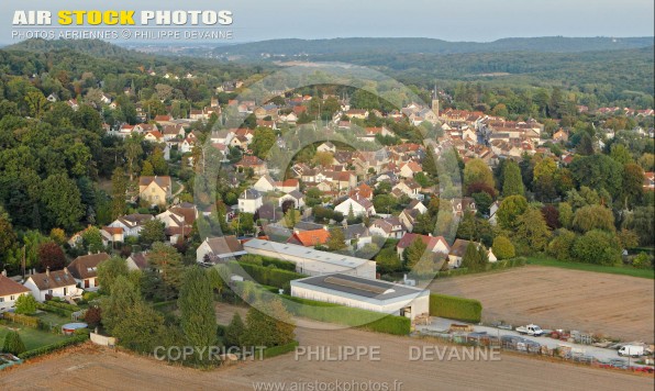 Saint-Chéron 91 vue du ciel