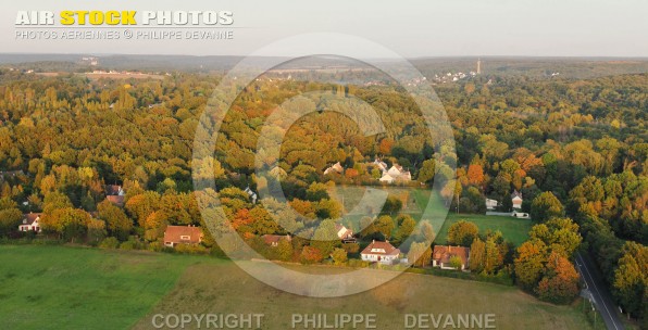 Les Monts Gras, Sonchamp 78 vue du ciel