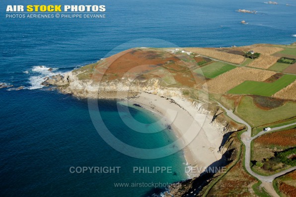 Pointe de Corsen, Plouarzel vue du ciel