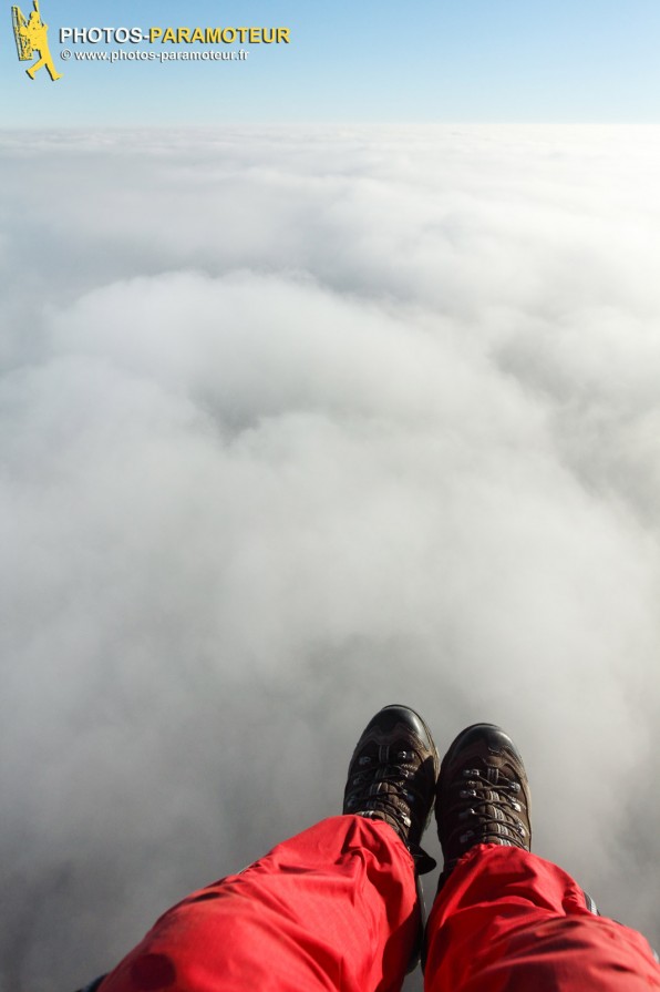 20 janvier 2016. Vol dans les nuages avec Waldek et Olivier en île de France