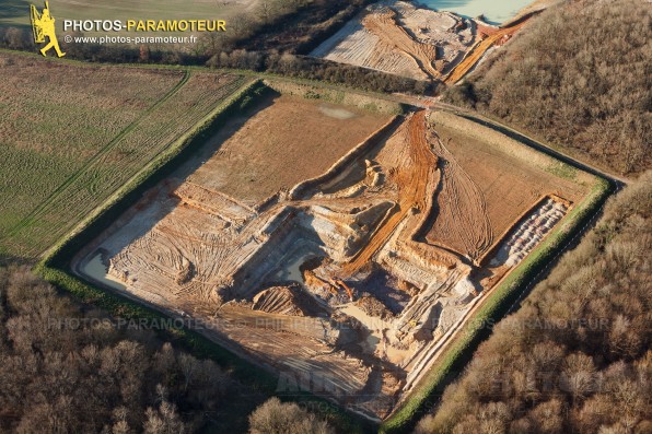 Photo aérienne d' Angervilliers (91470), Les Terres à pots , département de l'Essonne, région Île-de-France.