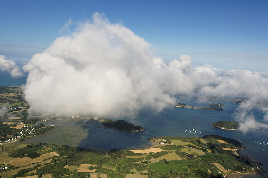 Baie du lindin, Pointe de Bréhuidic, Golfe du Morbihan (56)