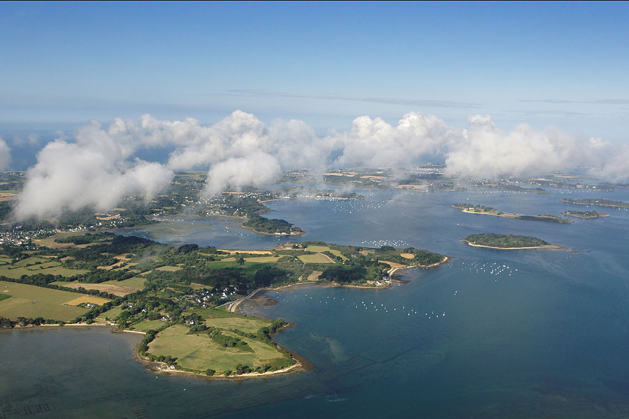 Pointe de Bernon, Pointe de l'Ours,  Golfe du Morbihan (56)