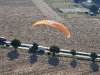 Vue aerienne en paramoteur