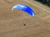 Vue aerienne en paramoteur