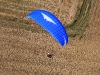 Vue aerienne en paramoteur