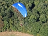 Vue aerienne en paramoteur