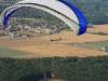 Vue aérienne en paramoteur