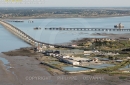 Pont de l'île d'oléron-Bourcefranc-le-Chapus vue du ciel