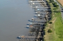 Carrelets de Port-des-Barques vue du ciel