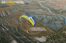 La Seudre en paramoteur , La Tremblade vue du ciel