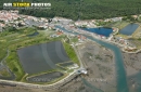 Port ostréicole de Saint-Trojan-les-Bains vue du ciel