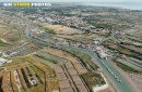 Marais salants de île-d'Oléron vue du ciel