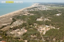 La parée Préneau, Saint-Hilaire-de-Riez vue du ciel