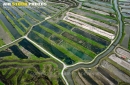 Marais salants de la Vie vue du ciel