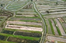 Marais salants de la Vie vue du ciel