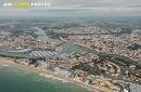 Saint-Gilles-Croix-de-Vie vue du ciel