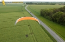 Paramoteur en 'ïle-de-France vue du ciel