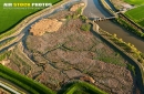 Marais Poitevin vue du ciel