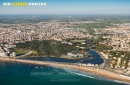 Le Lac de Tanchet, Les Sables-d'Olonne vue du ciel