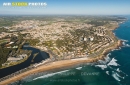 Château-d'Olonne, les sables vue du ciel