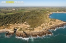 La pointe de Cayola, Château-d'Olonne vue du ciel