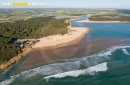 Plage du veillon , Talmont-Saint-Hilaire vue du ciel