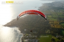 Paramoteur survolant Château-d'Olonne