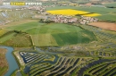 Marais de la Guittière vue du ciel