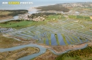 Le veillon , Talmont-Saint-Hilaire vue du ciel