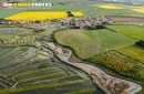 Marais de Talmont-Saint-Hilaire vue du ciel