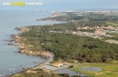 La mine, Talmont-Saint-Hilaire vue du ciel