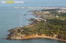 La pointe de Cayola, Château-d'Olonne vue du ciel