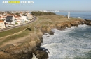 Saint-Hilaire-de-Riez le phare feu grosse terre vue du ciel