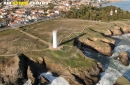 Saint-Hilaire-de-Riez le phare feu grosse terre vue du ciel