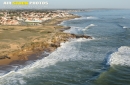 La houle à Brétignolles-sur-Mer vue du ciel