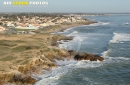 La houle à Brétignolles-sur-Mer vue du ciel