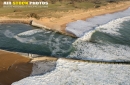 Barage de la Gachère, Brétignolles-sur-Mer vue du ciel