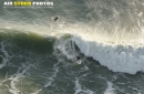 Surfer vue du ciel à Brétignolles-sur-Mer