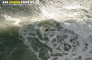 Surfer vue du ciel à Brétignolles-sur-Mer