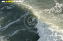 Surfer vue du ciel à Brétignolles-sur-Mer