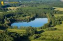 Etang de pêche de Saint-Maurice-Montcouronne vue du ciel