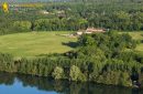 Etang de pêche de Saint-Maurice-Montcouronne vue du ciel