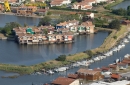 Port de Gujan-Mestras vue du ciel