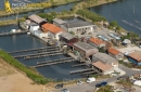 Port du canal de Gujan-Mestras vue du ciel