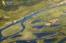 Le port des tuiles à Biganos vue du ciel