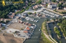 Lanton vue du ciel,  Port de Cassy