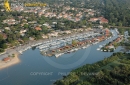 Plage la Hume Gujan-Mestras vue du ciel